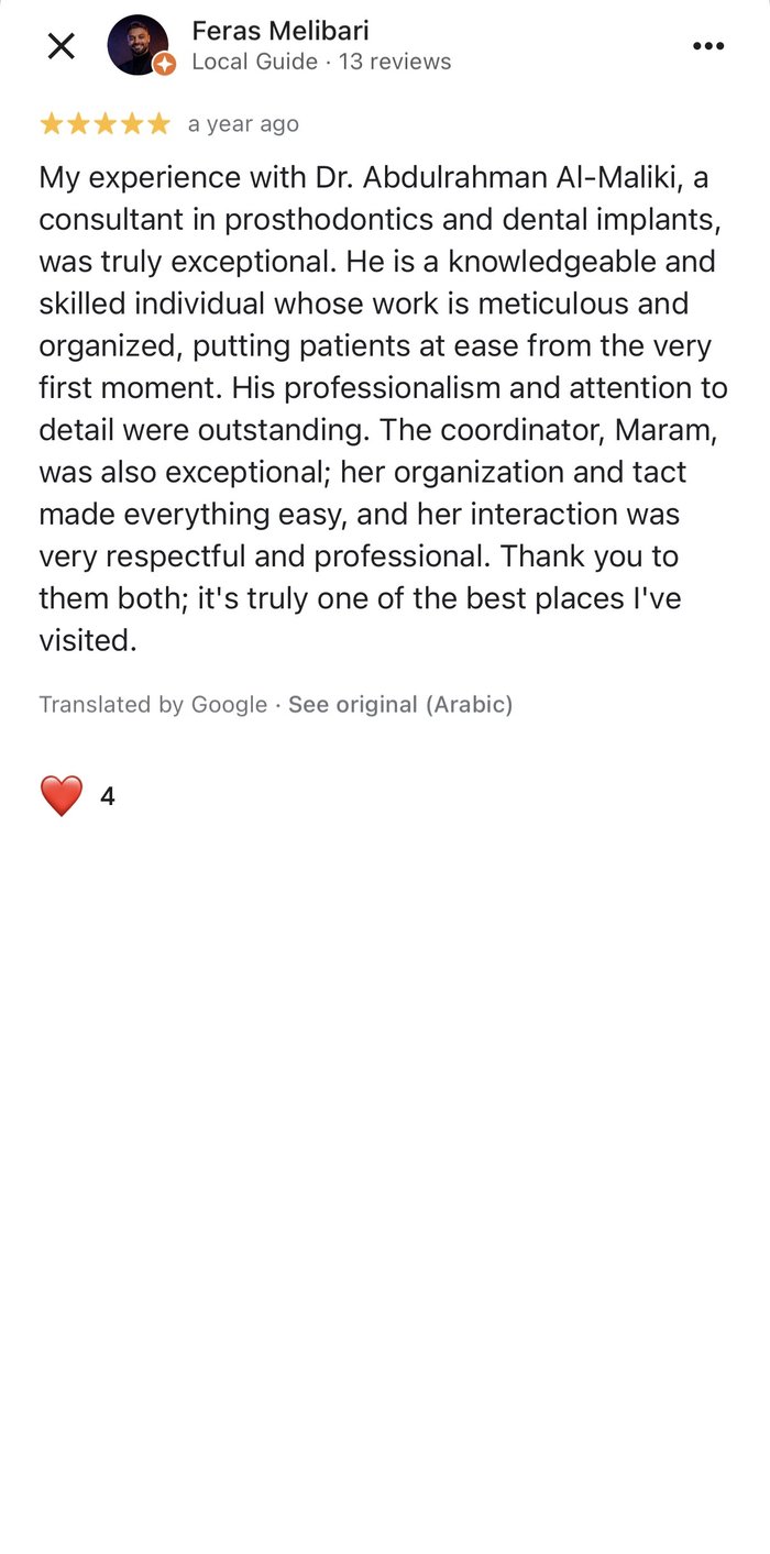 Google review