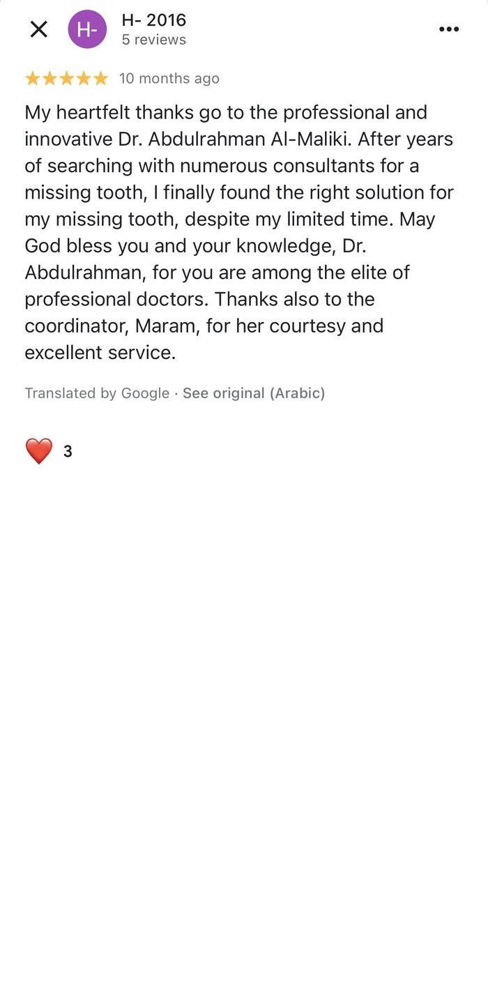 Google review